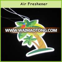 Customized Size Scent Perfume Hanging Paper Car Air Freshener